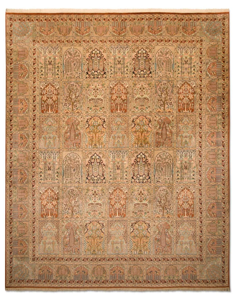Kaschmir Seide Teppich 241x308cm - Orientteppich
