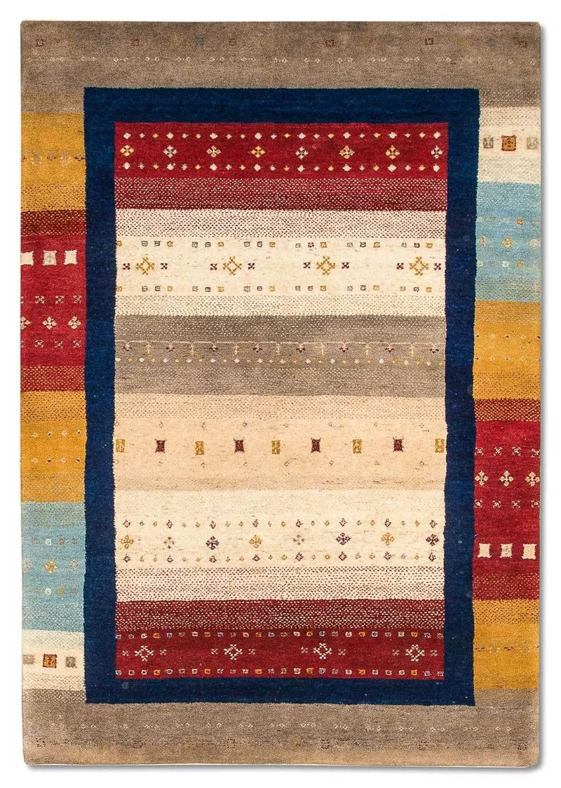 Loribaft Teppich Perser 123x181cm - Wollteppich