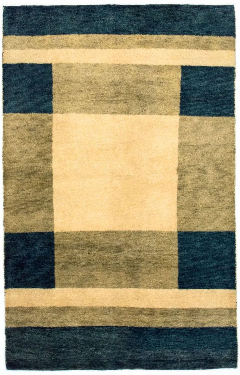 Gabbeh Teppich Indus 113x165cm - Wollteppich