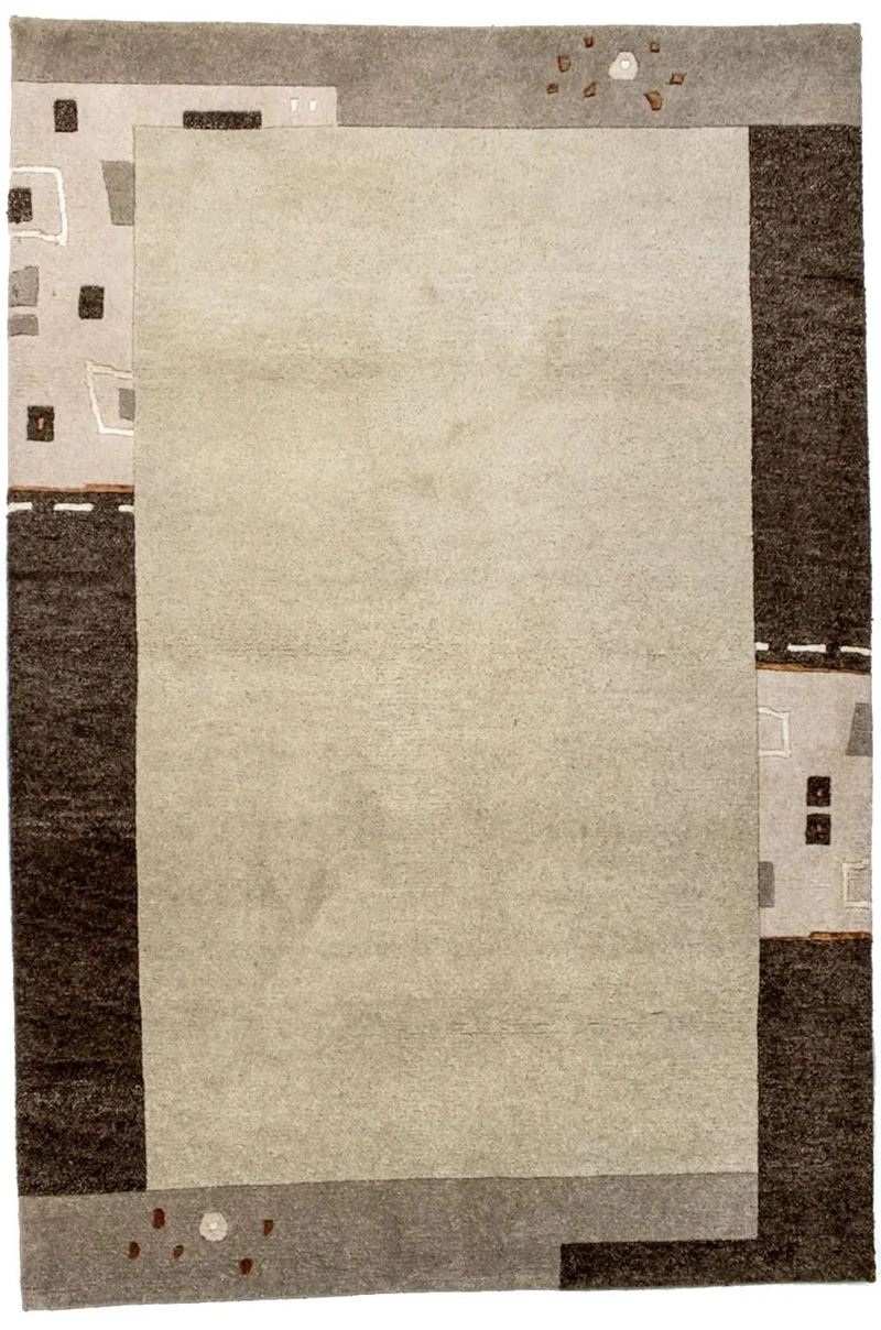 Nepal Teppich 125x180cm - Wollteppich