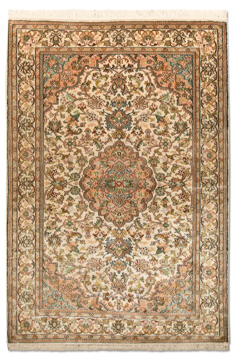 Kaschmir Seide Teppich 93x148cm - Orientteppich