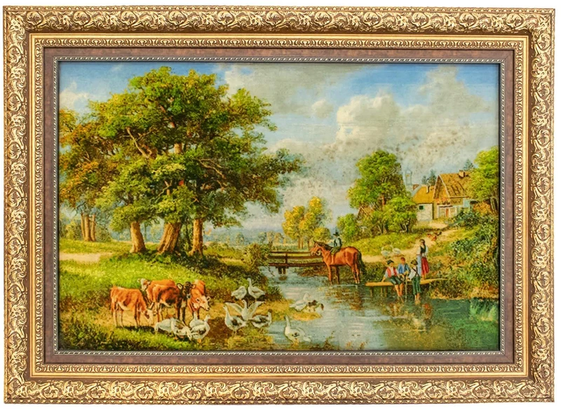 Bild-Teppich 84x116cm - Orientteppich