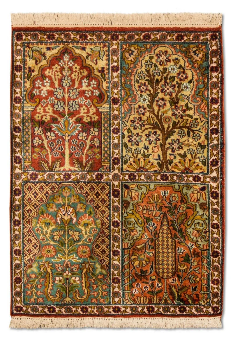 Kaschmir Seide Teppich 65x91cm - Orientteppich