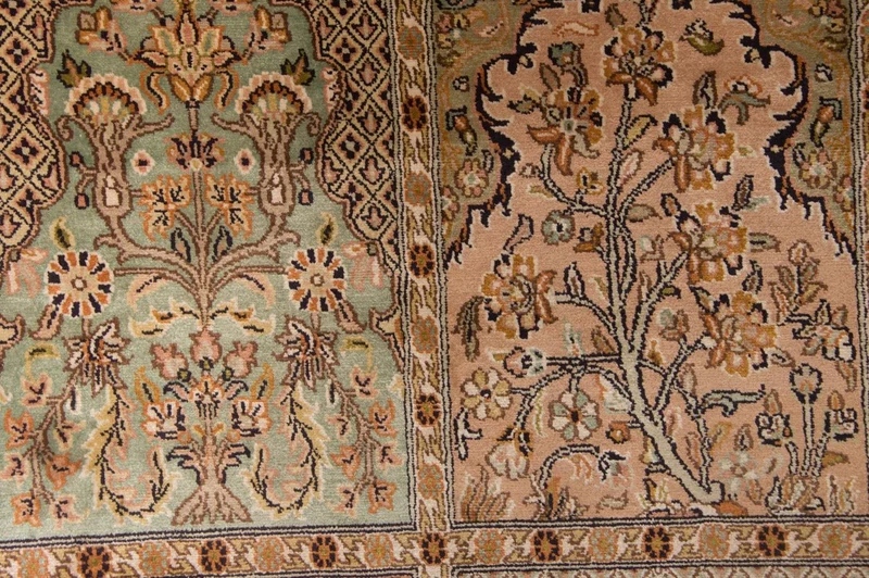 Kaschmir Seide Teppich 77x316cm - Orientteppich