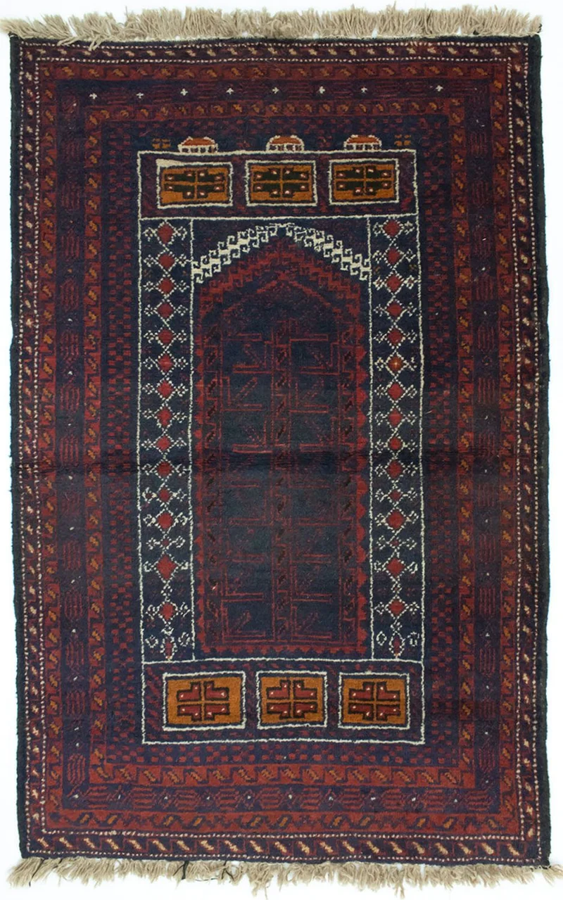Belutsch Teppich 84x139cm - Orientteppich