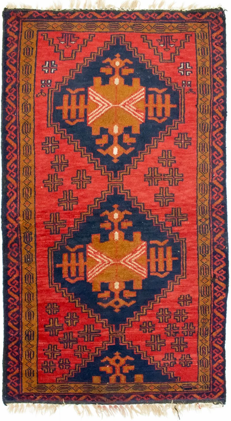 Belutsch Teppich 74x129cm - Orientteppich