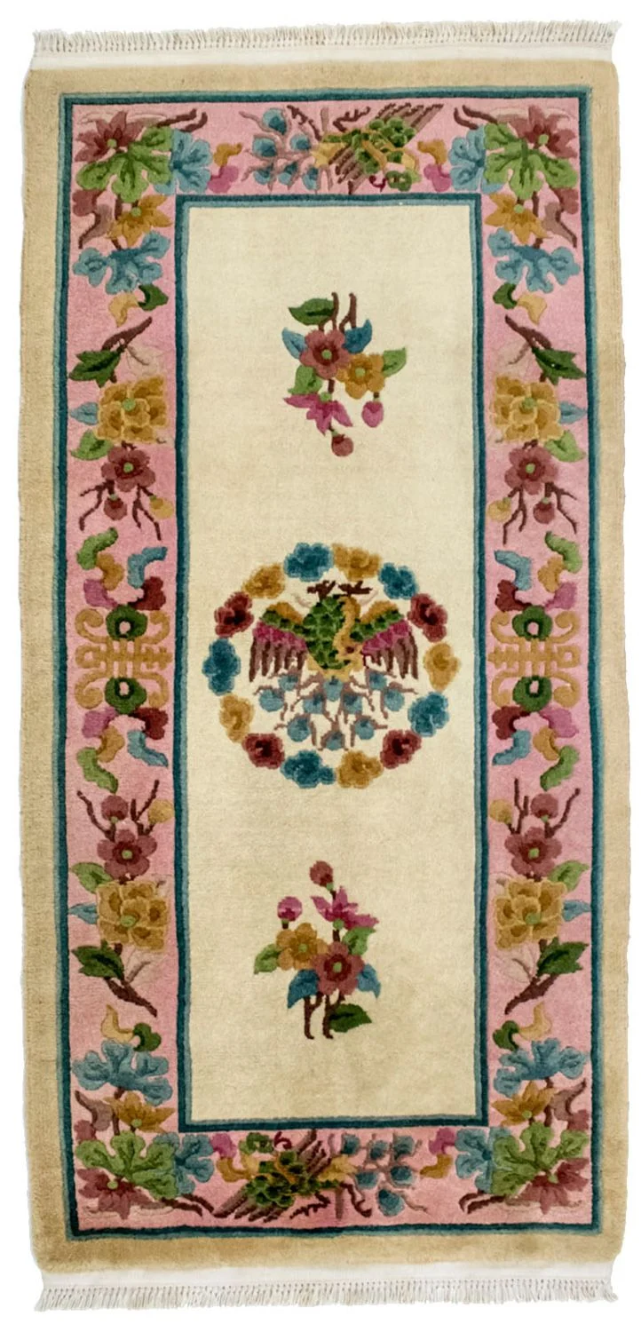 China Teppich 70x140cm - Orientteppich