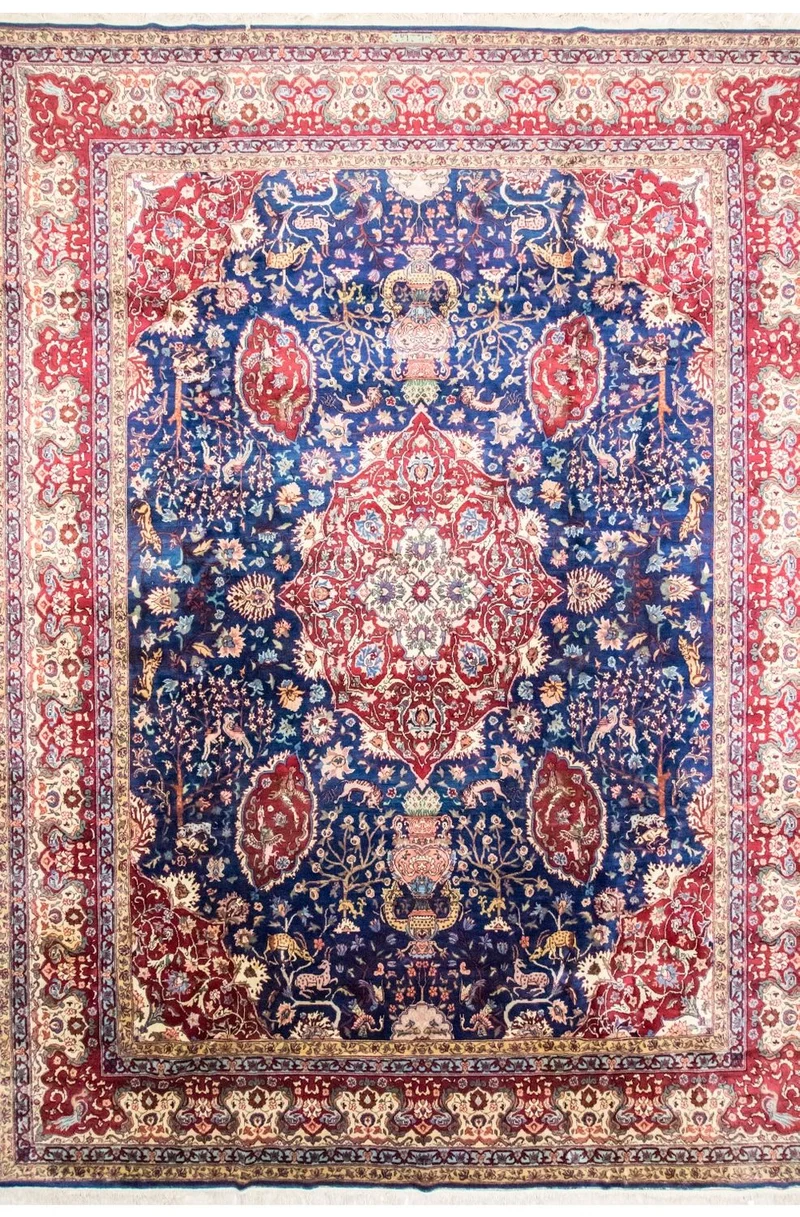 Täbriz Teppich 344x457cm - Perserteppich