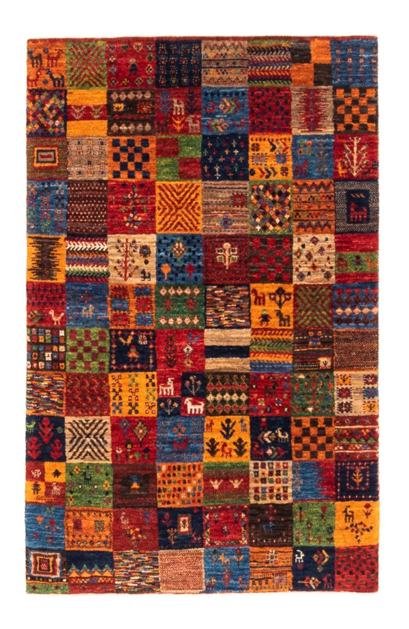 Gabbeh Teppich - Loribaft Perser - Royal - 80 x 124 cm - mehrfarbig