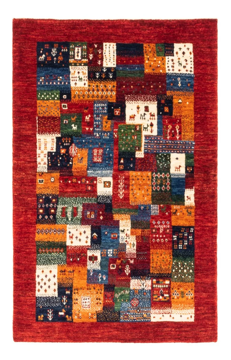Gabbeh Teppich - Loribaft Perser - Royal - 84 x 127 cm - mehrfarbig