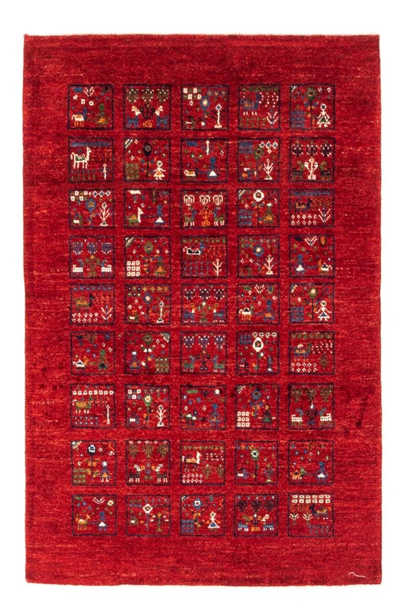 Gabbeh Teppich - Loribaft Perser - Royal - 82 x 124 cm - mehrfarbig