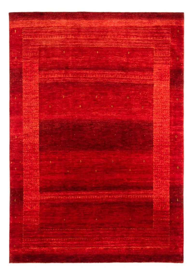 Gabbeh Teppich - Loribaft Perser - 231 x 313 cm - rot