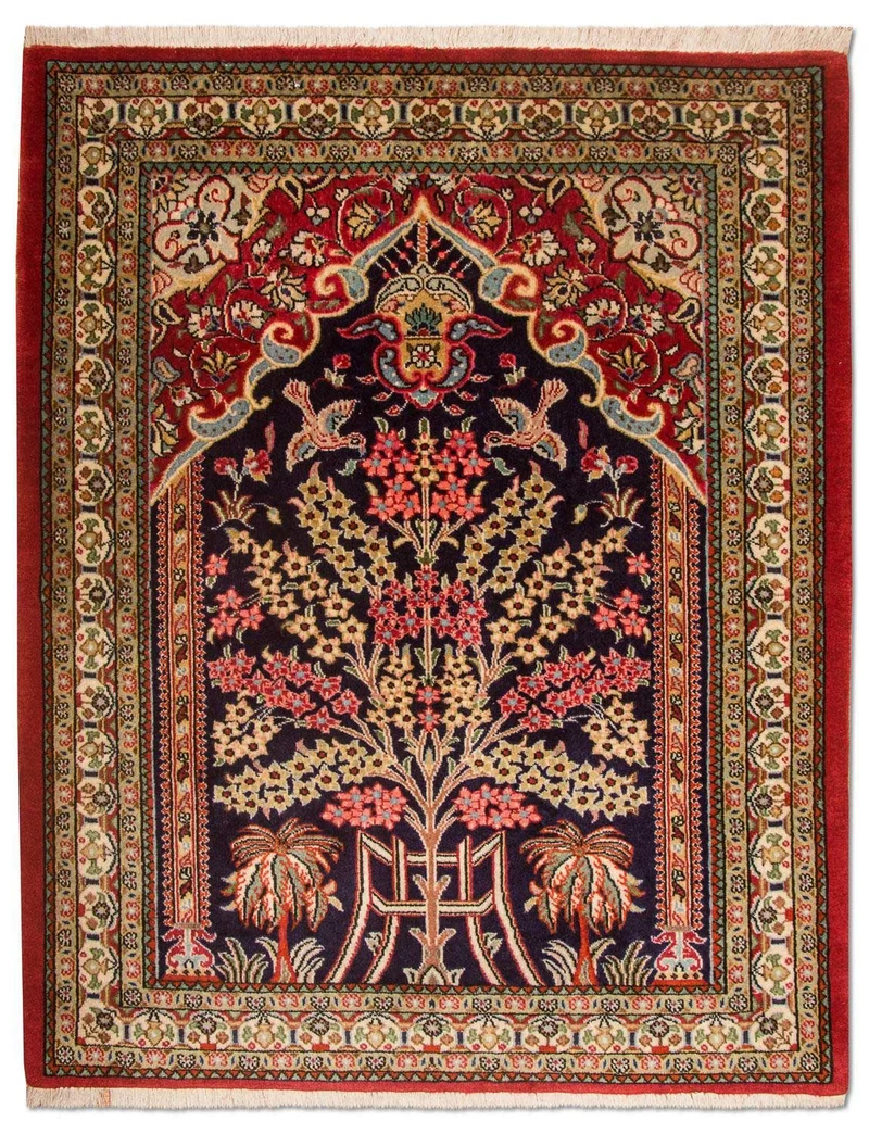 Ghom Teppich 82x108cm - Perserteppich
