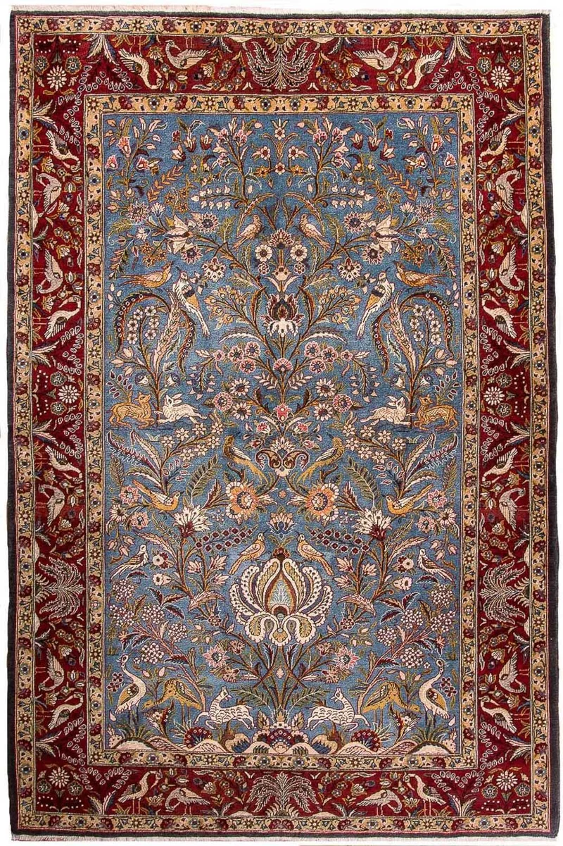 Ghom Teppich 137x207cm - Perserteppich