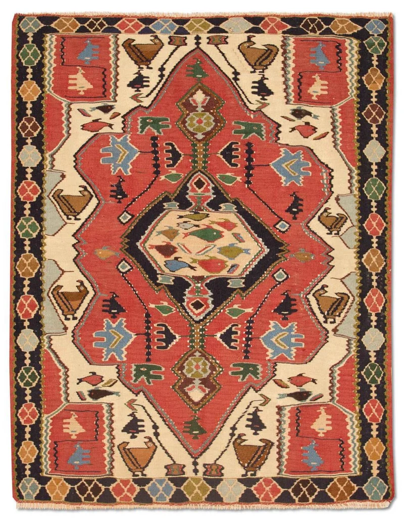 Kelim Fars Teppich 112x147cm