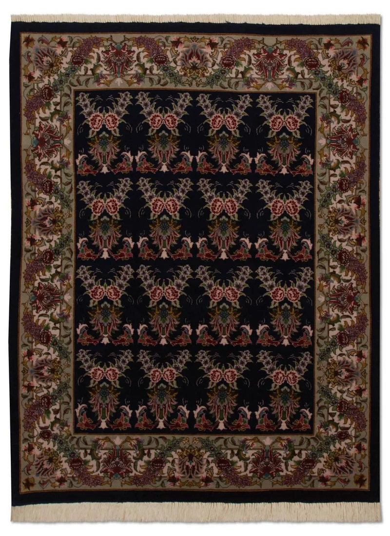 Täbriz - 50 Raj Teppich 103x137cm - Perserteppich