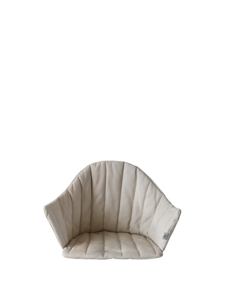 Ferm Living - Muru Hochstuhl Sitzkissen Sand Bio-Baumwolle