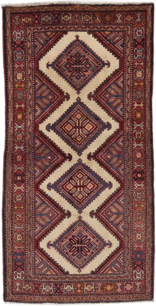Läufer Perser - Nomadic - 120 x 230 cm - rost
