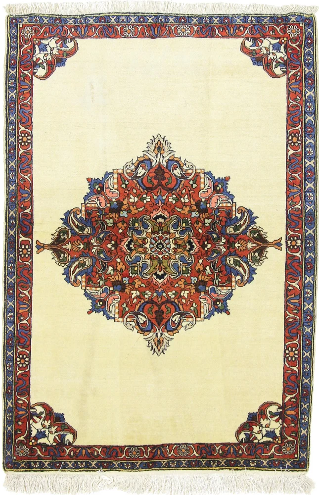 Perserteppich - Täbriz - 103 x 150 cm - creme