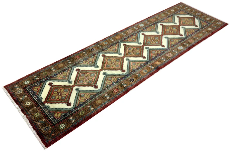 Läufer Perser - Nomadic - 83 x 286 cm - dunkelbeige