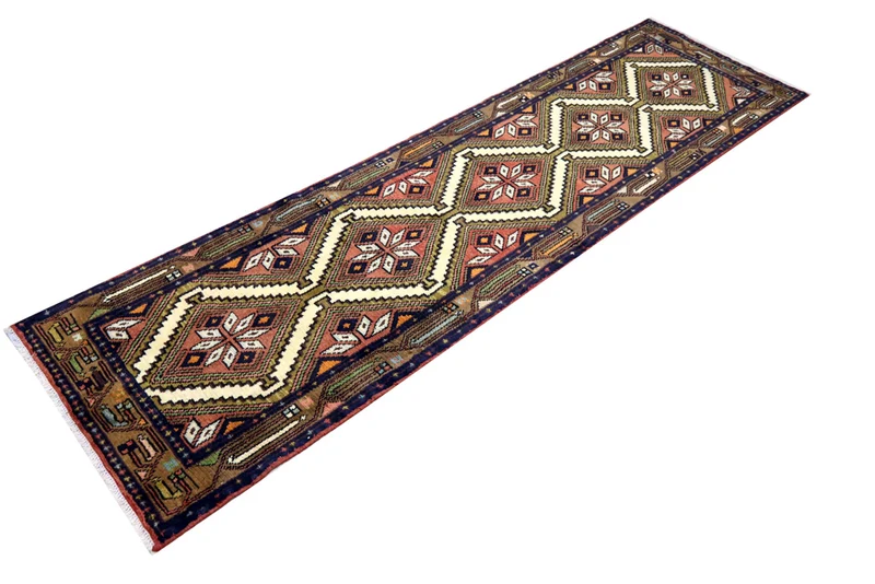 Läufer Perser - Nomadic - 77 x 288 cm - dunkelbeige