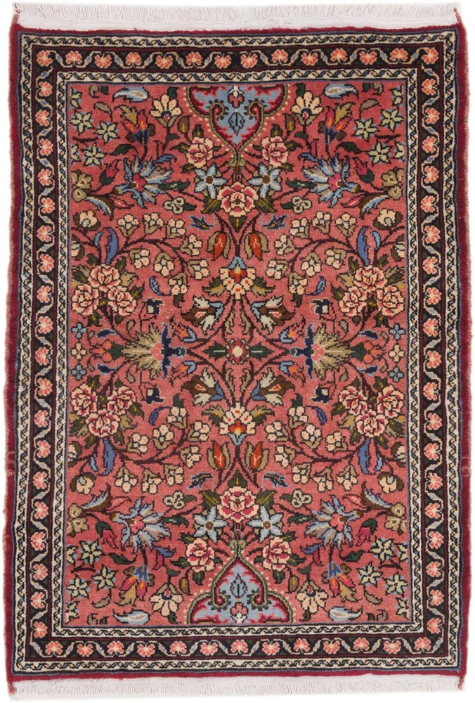 Perserteppich - Nomadic - 110 x 155 cm - dunkelrot