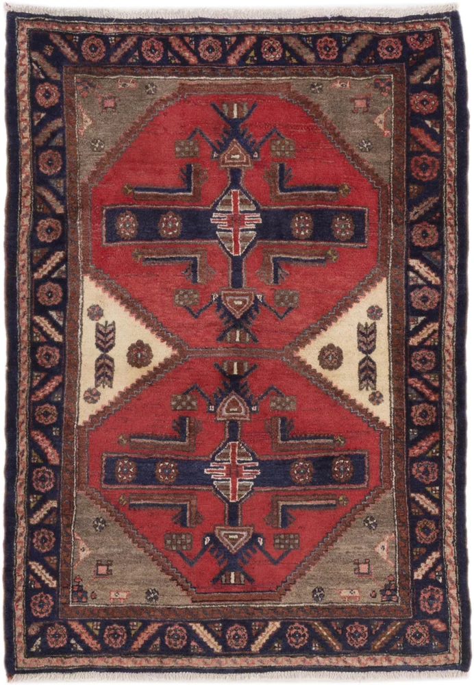 Perserteppich - Nomadic - 107 x 145 cm - mehrfarbig