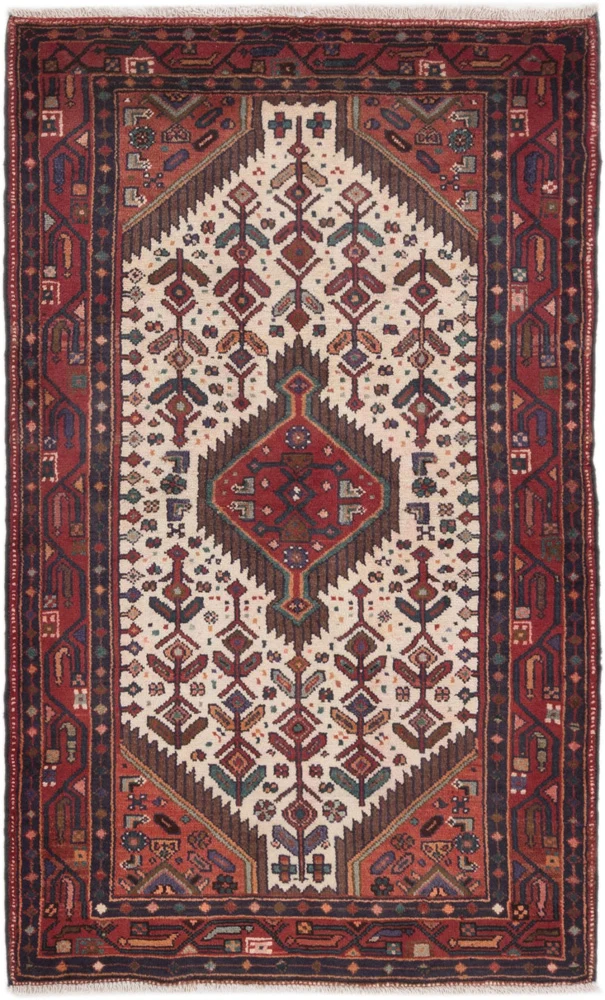 Perserteppich - Nomadic - 100 x 160 cm - hellrot