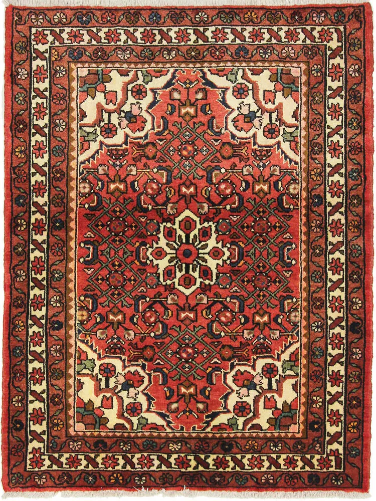 Perserteppich - Nomadic - 100 x 145 cm - rot