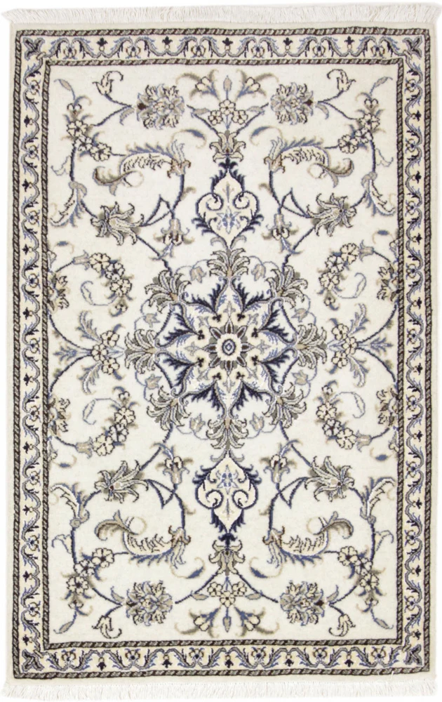 Perserteppich - Nain - 87 x 137 cm - creme