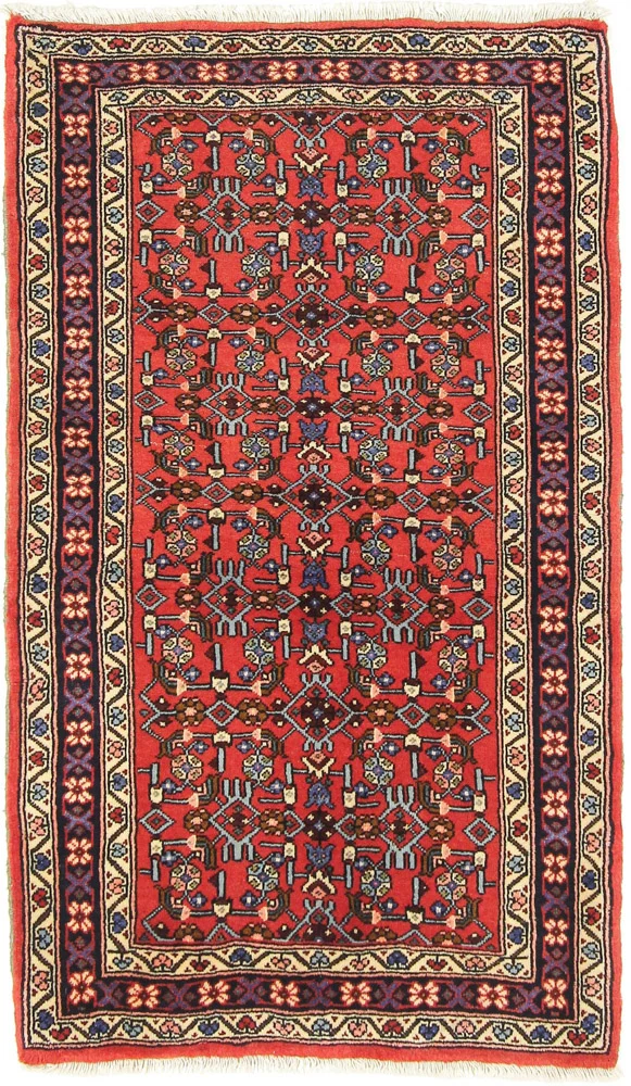 Perserteppich - Nomadic - 76 x 127 cm - rot