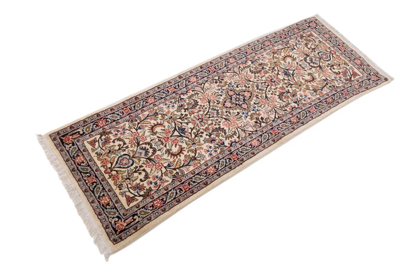 Läufer Perser - Ghom - 80 x 210 cm - creme