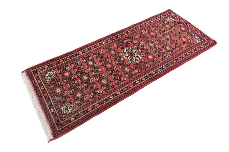 Läufer Perser - Nomadic - 80 x 200 cm - dunkelrot
