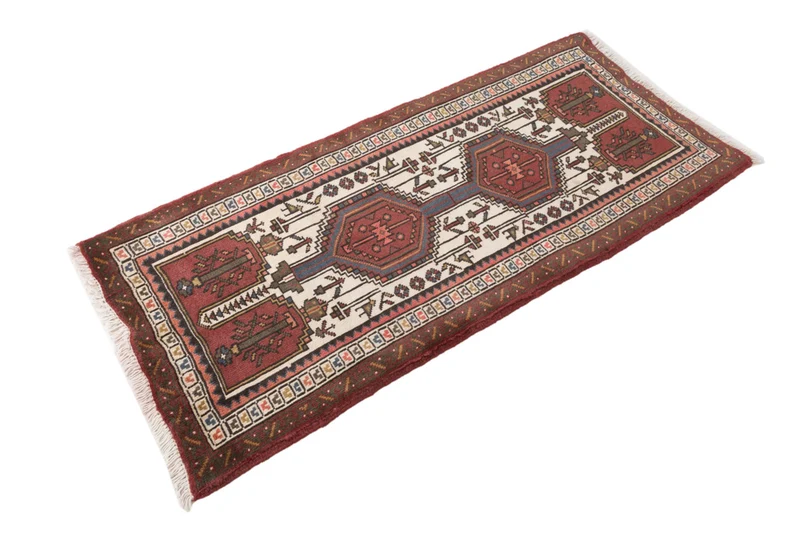 Läufer Perser - Nomadic - 88 x 180 cm - mehrfarbig