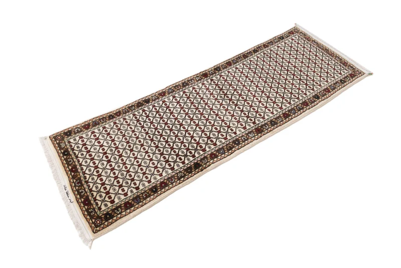 Läufer Perser - Mir - 63 x 190 cm - hellbeige
