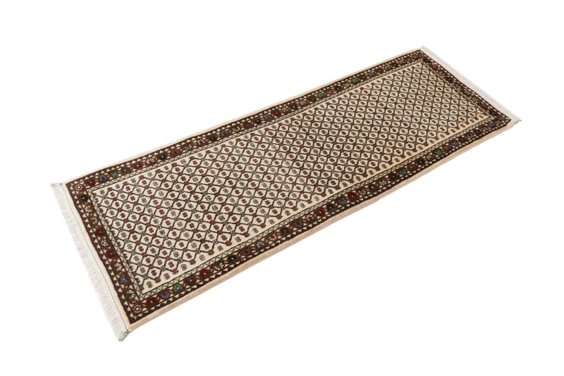 Läufer Perser - Täbriz - 67 x 190 cm - hellbeige