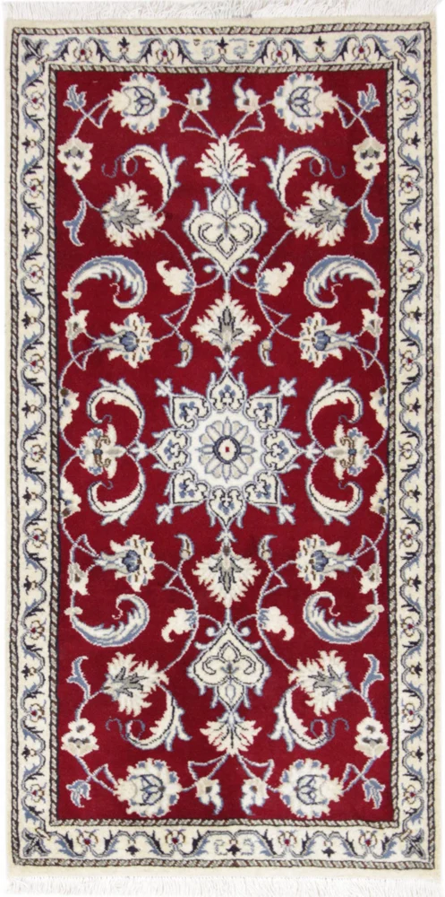 Perserteppich - Nain - 70 x 137 cm - rot