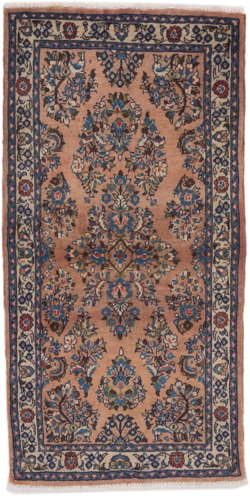 Perserteppich - Classic - 65 x 135 cm - hellrot