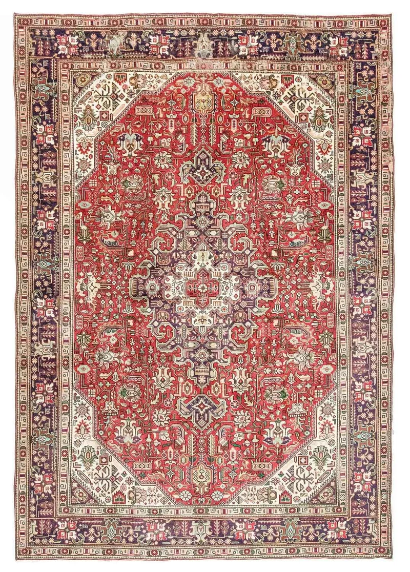 Täbriz Teppich 242x334cm - Perserteppich