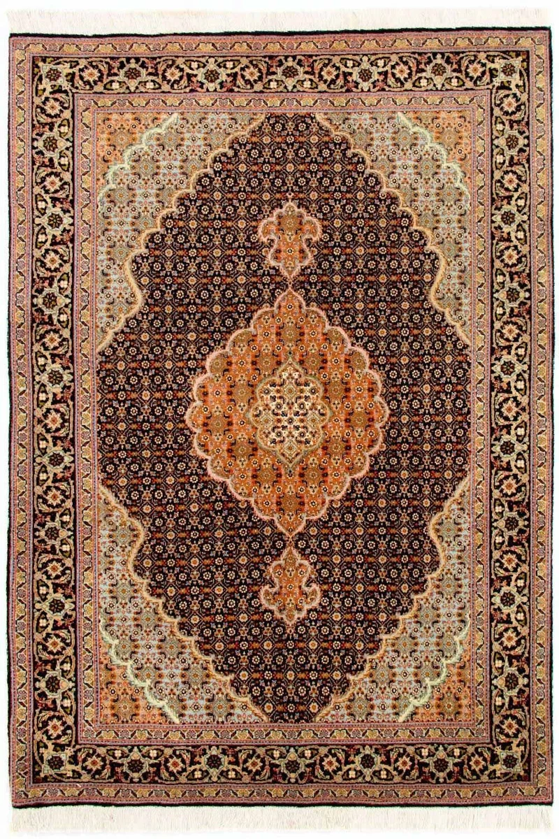 Täbriz - 50 Raj Teppich 101x146cm - Perserteppich