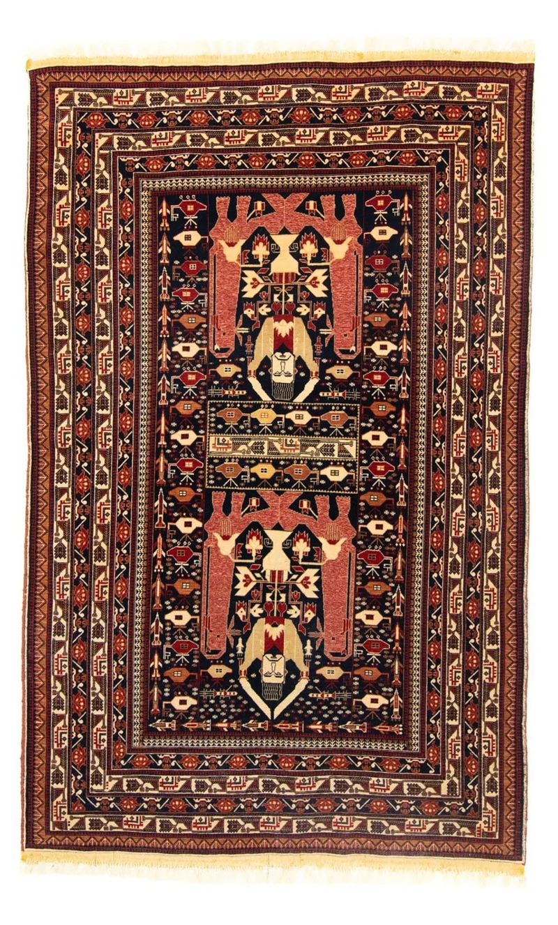 Afghan Teppich 122x196cm - Orientteppich