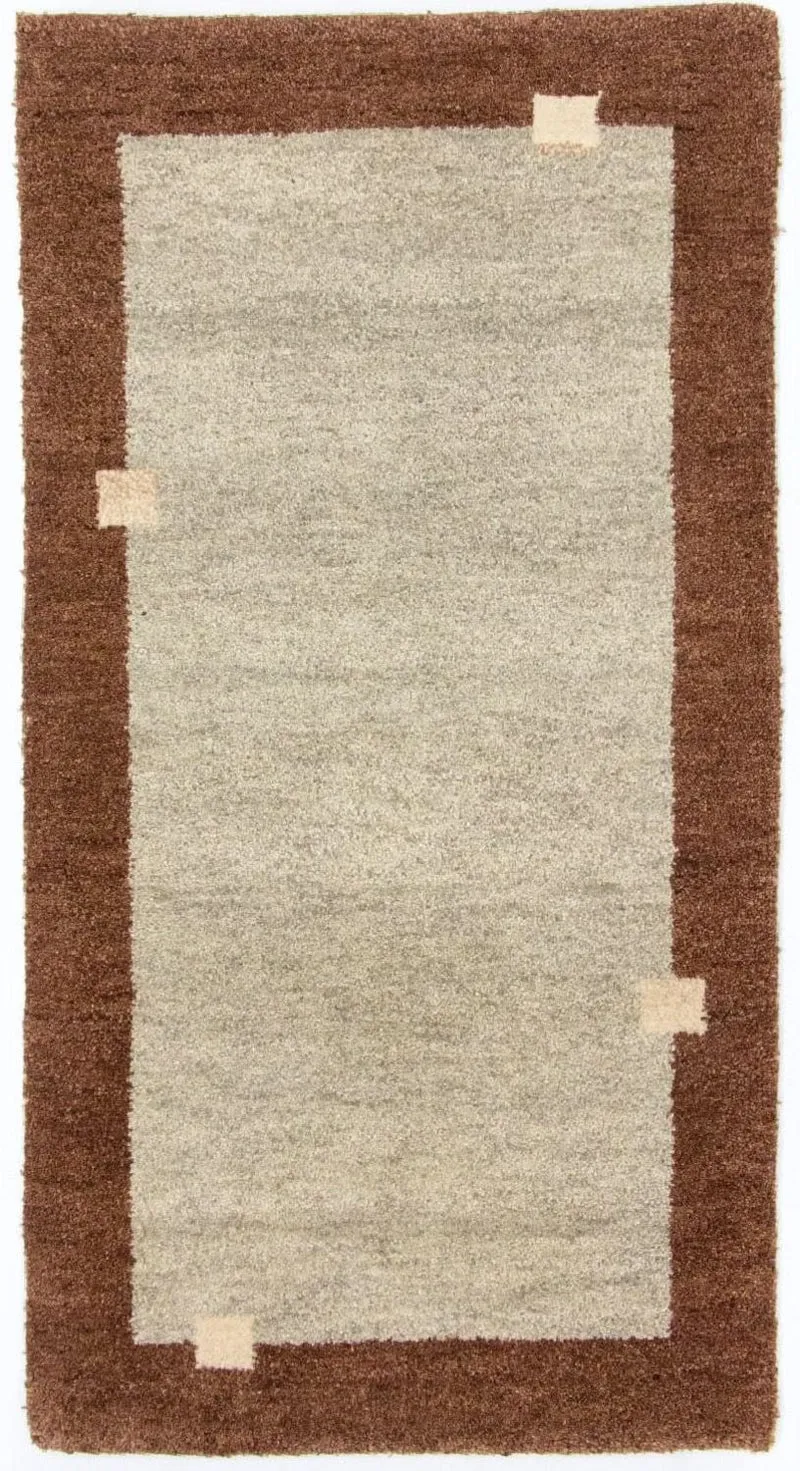 Gabbeh Teppich Indus 72x135cm - Wollteppich