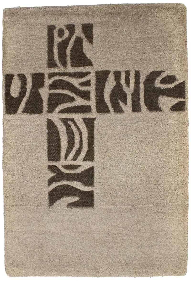 Gabbeh Teppich Indus 60x90cm - Wollteppich