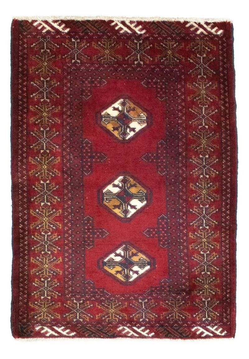 Turkaman Teppich 76x90cm - Orientteppich