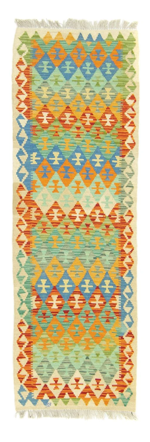 Kelim Afghan Teppich 64x197cm