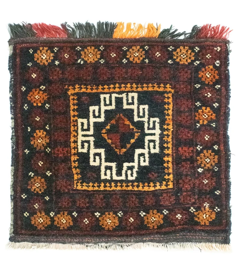 Afghan Teppich 42x45cm - Orientteppich