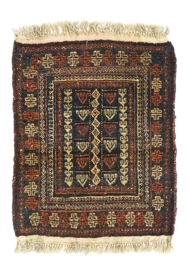 Afghan Teppich 57x70cm - Orientteppich