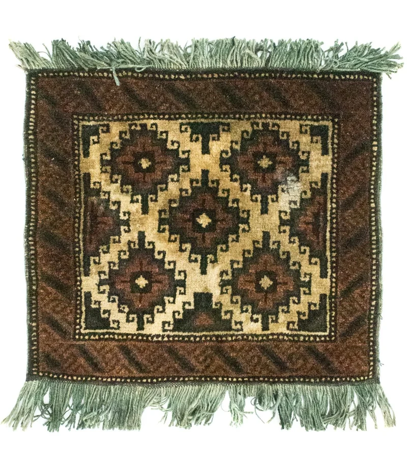 Afghan Teppich 41x47cm - Orientteppich