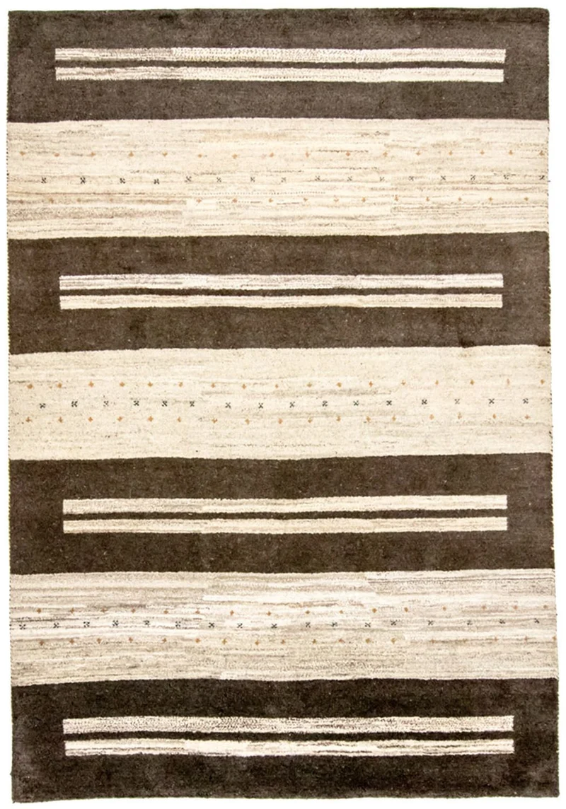 Gabbeh Teppich Indus 201x293cm - Wollteppich