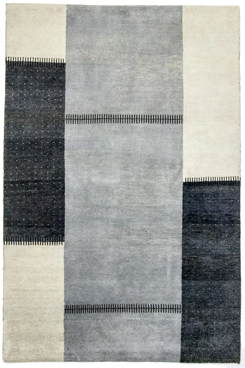 Gabbeh Teppich Indus 199x301cm - Wollteppich